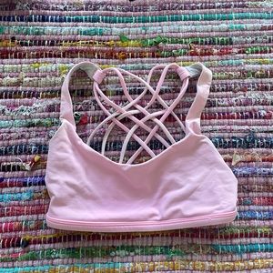 pink lululemon sports bra